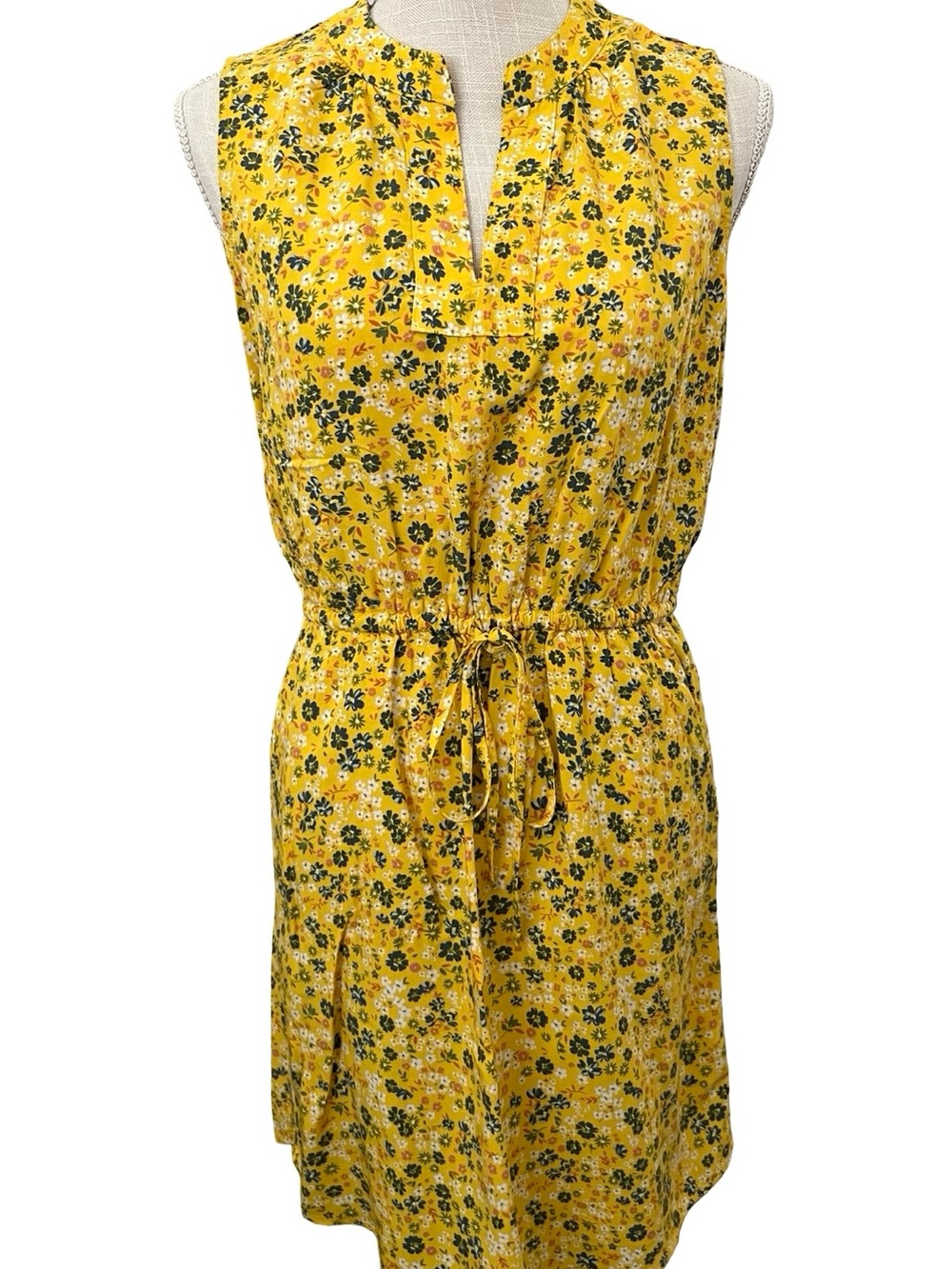 Yellow Floral Dress